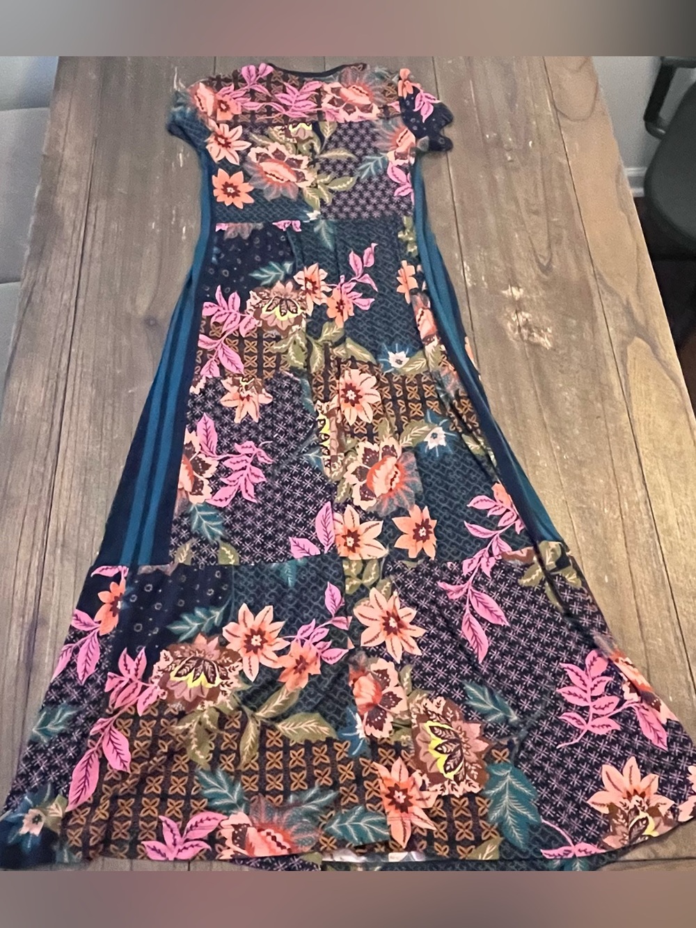 Johnny Was Delfino Cap Sleeve Maxi Dress Womens XS - Picture 2 of 5